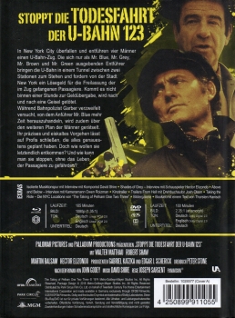 Stoppt die Todesfahrt der U-Bahn 123 - 2-Disc Limited Uncut Mediabook von OFDb Filmworks - Limitiert auf 2500 Stück & nicht nummeriert - DVD & Blu-ray - Cover A - Neu & OVP